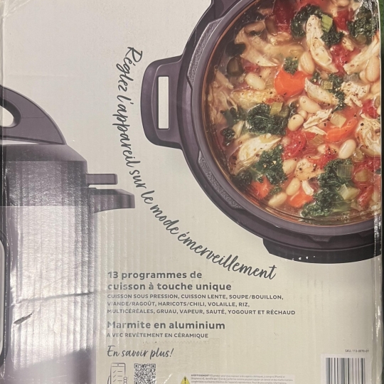 Nồi Áp Suất Instant Pot 8QT - Hàng chính hãng - Phiên bản Mỹ - Điện 110V